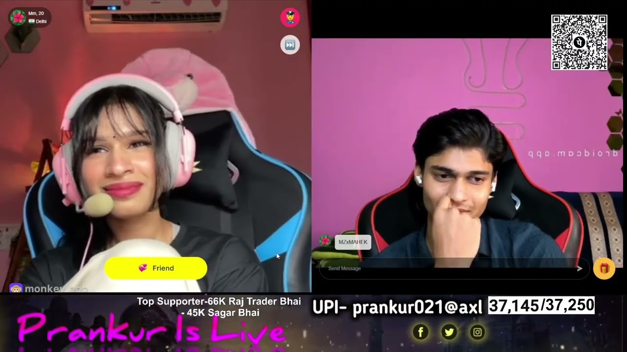 Meet a Gamer Girl on monkey chat 