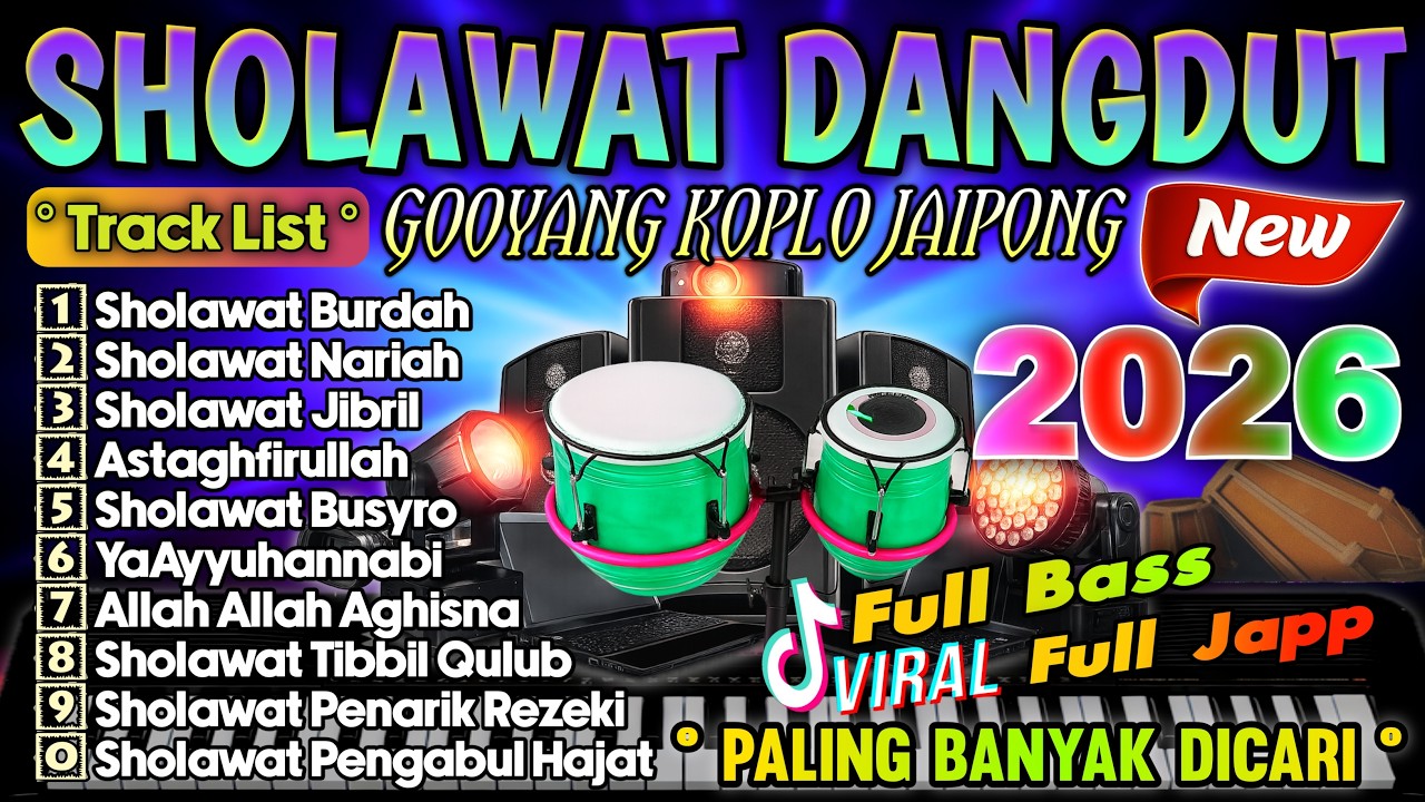 PALING DICARI!! DANGDUT SHOLAWAT MERDU 2026✨LENGKAP LIRIK SHOLAWAT | PAS DIDENGAR PAS DI HATI
