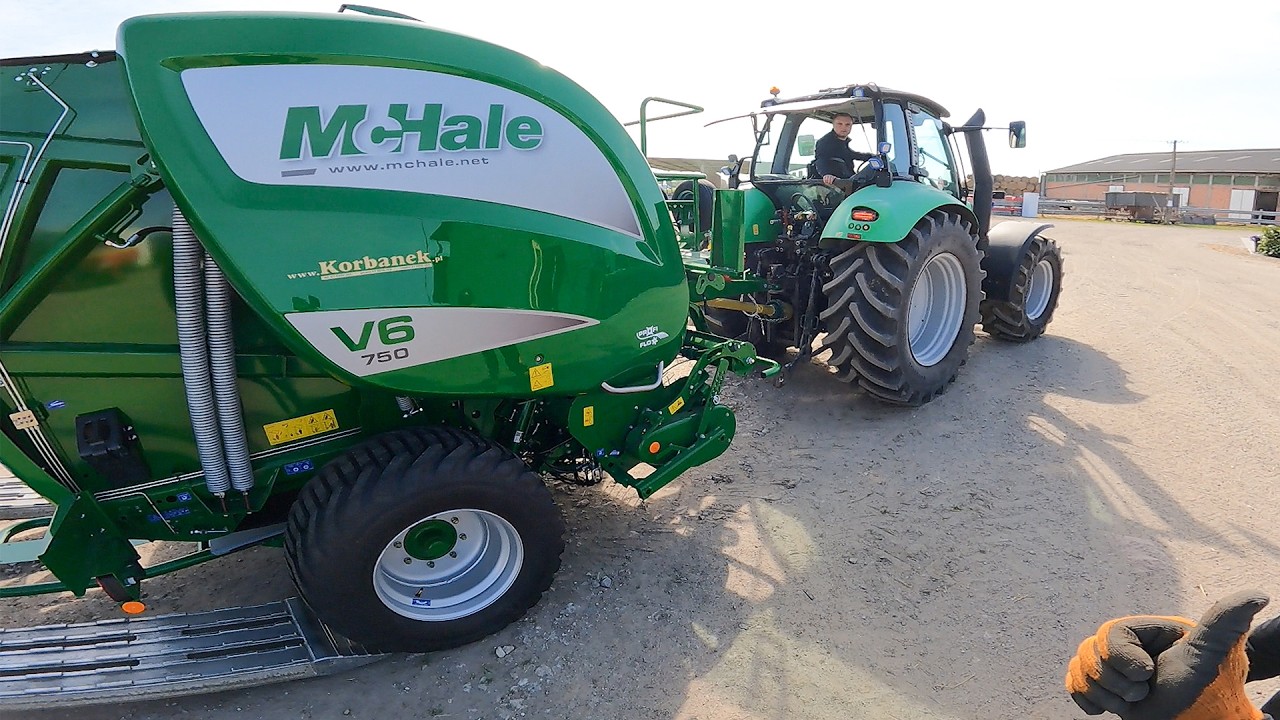 ПРОДАЖИ ДОСТИГНУТ 2025 ГОДА - MCHALE PRESS V6 750 - ОНИ УЖЕ ТАМ