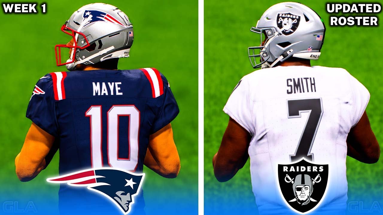 Patriots vs. Raiders | Week 1 Simulation | 2025 - 2026 Updated Rosters | Madden 25 PS5