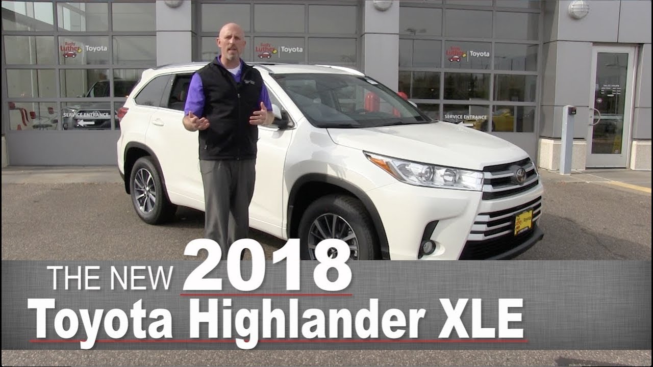 New 2018 Toyota Highlander XLE | Mpls, Golden Valley, Burnsville, Bloomington, MN | Walk Around