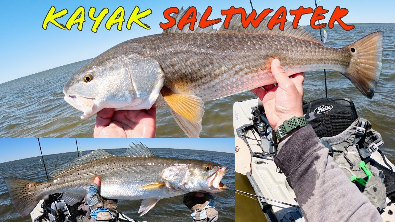 Florida Spring Break - Fishing the salt from a kayak