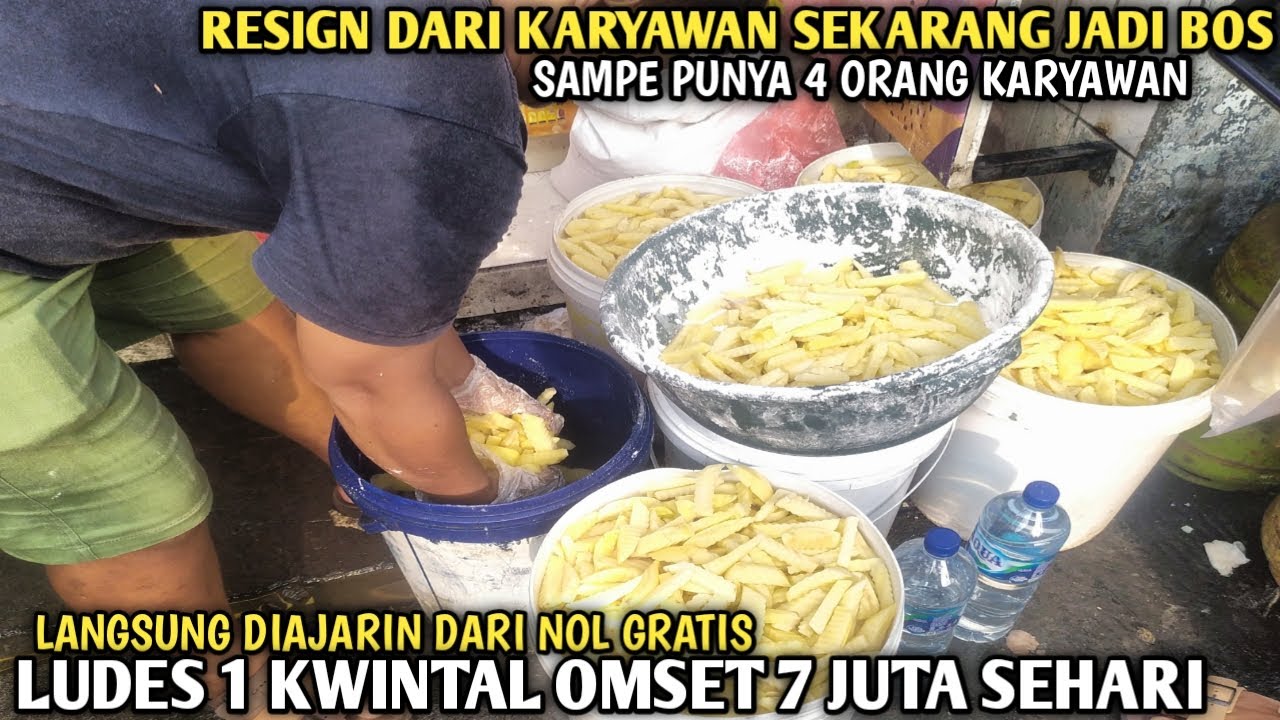 LUDES 1 KWINTAL OMSET 7 JUTA SEHARI | RESEP CARA BUATNYA DIKASIH TAU | usaha modal kecil menjanjikan