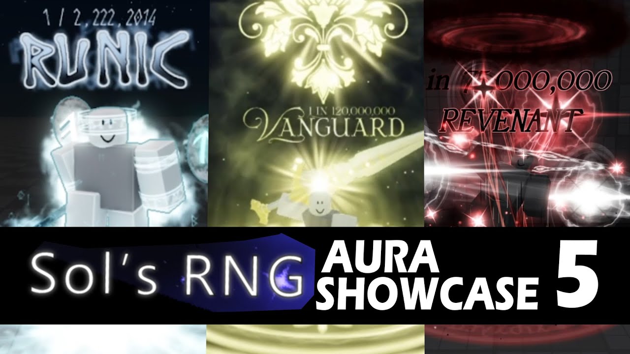SOLS RNG AURA SHOWCASE 5 (Sol's RNG)