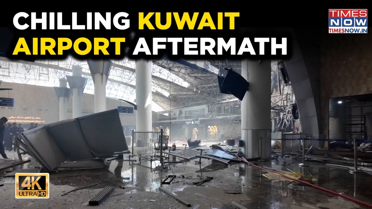 CHILLING KUWAIT AIRPORT ATTACK AFTERMATH In Visuals: Gulf On Edge Amid US-IRAN Cross-Fury | 4K VIDEO