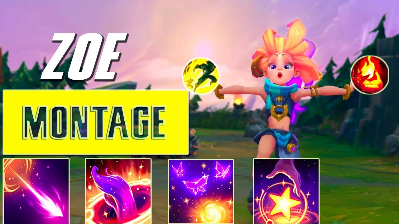 Zoe Montage #4 - Zoe Pentakill - One Shot - 200 IQ Zoe Plays