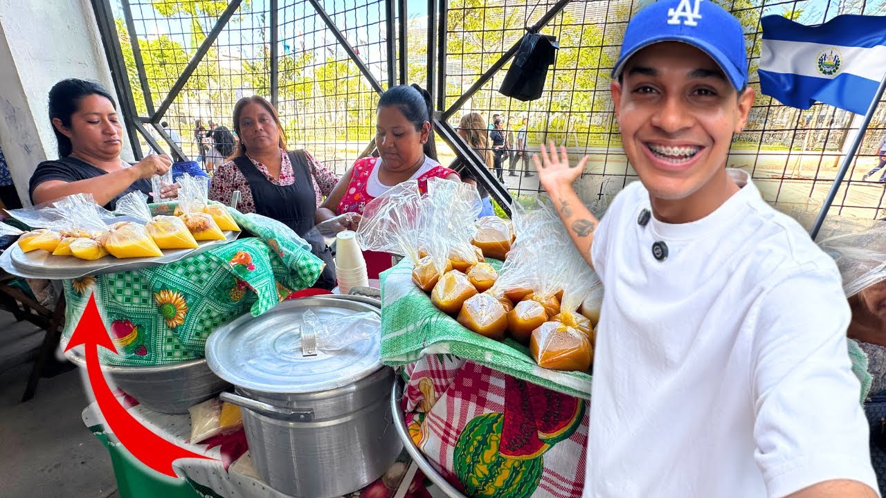 Desde $0.25 en el Centro Histórico de San Salvador 😱 hacen cola por probarlos😱😱