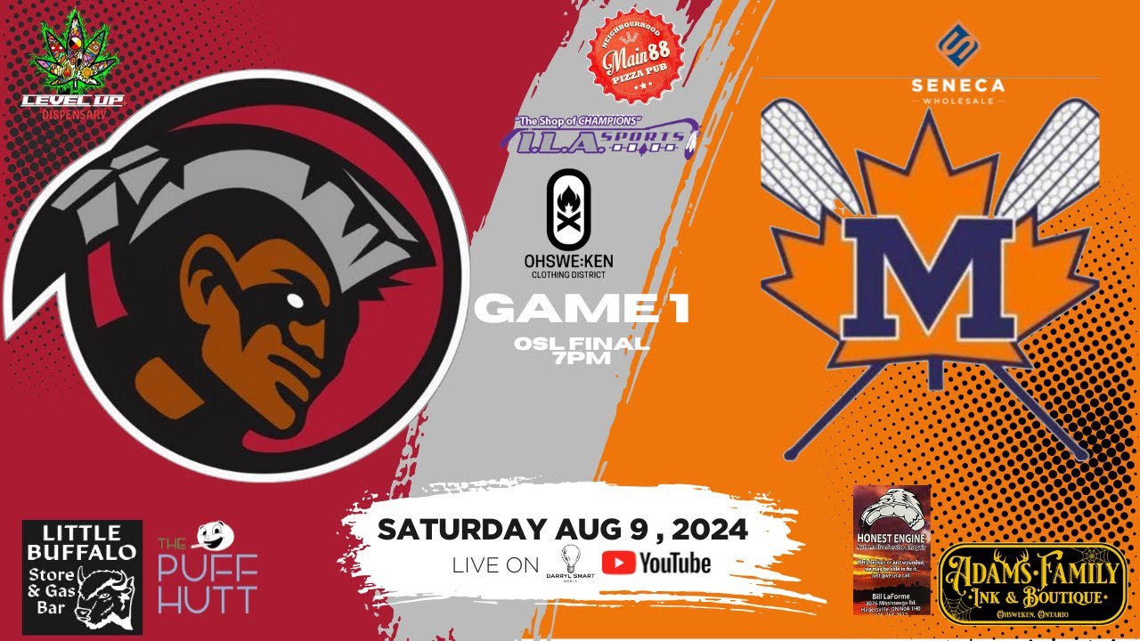 OSL FINAL GAME 1 | Brooklin Merchants vs Six Nations Rivermen