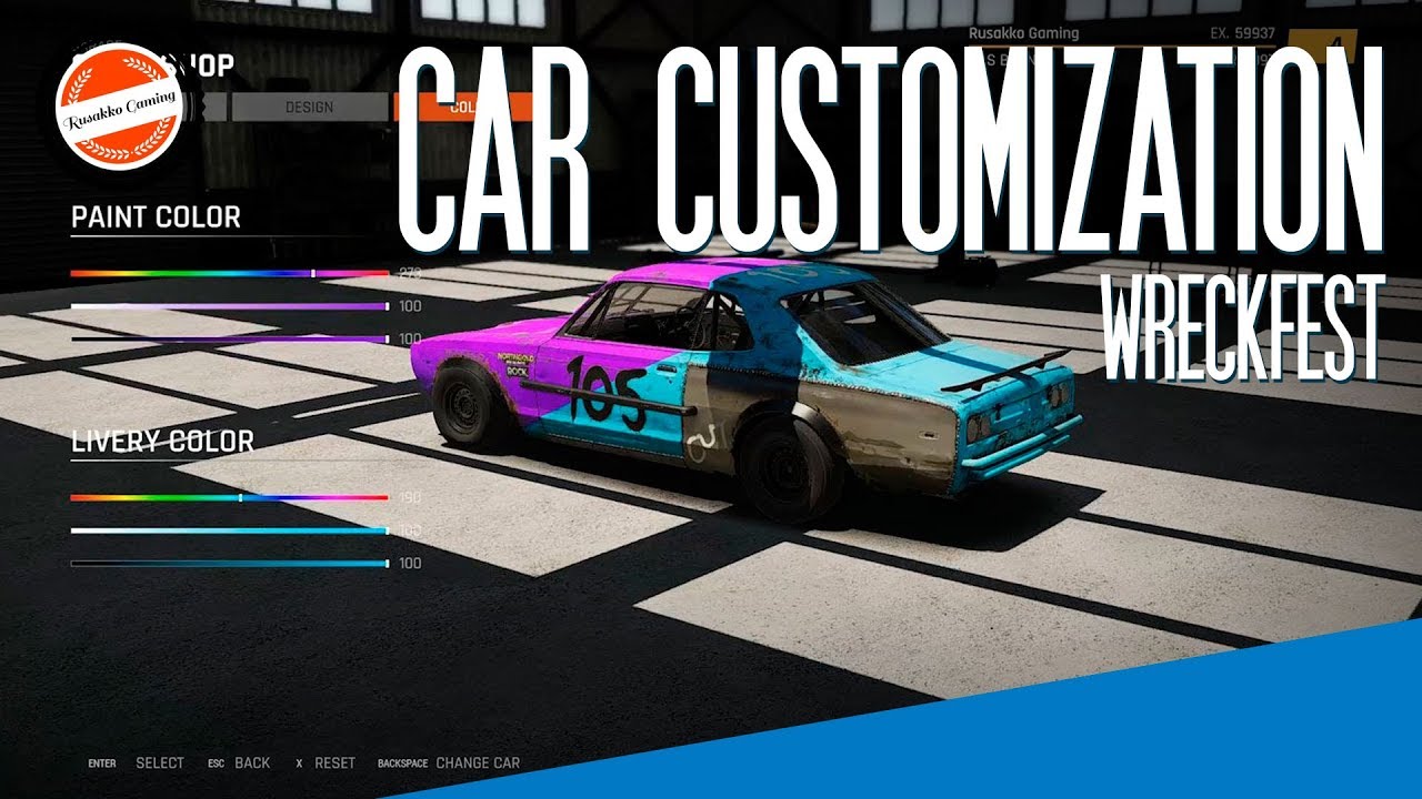 Wreckfest - Car Customization and Liveries