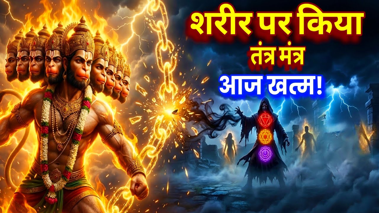 11 मुखी हनुमान ज्वाला रूप: शत्रु बाधा बंधन मंत्र 🙏 शत्रु बाधा उल्टारी हनुमान मंत्र #hanuman mantra