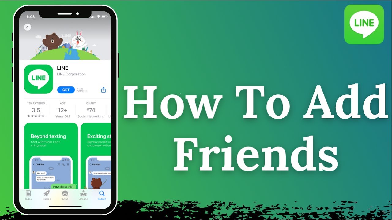 Как добавить друзей в приложение Line