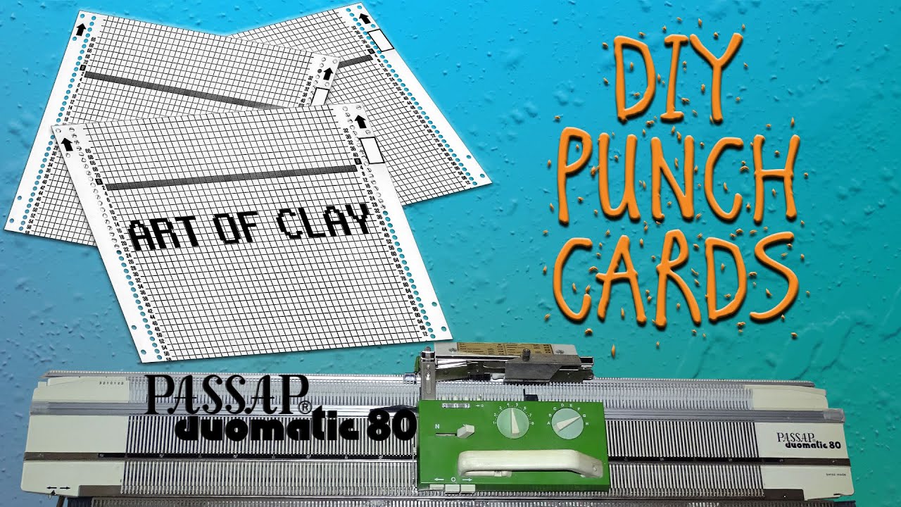 DIY Punch Cards for Passap Duo 80 🃏