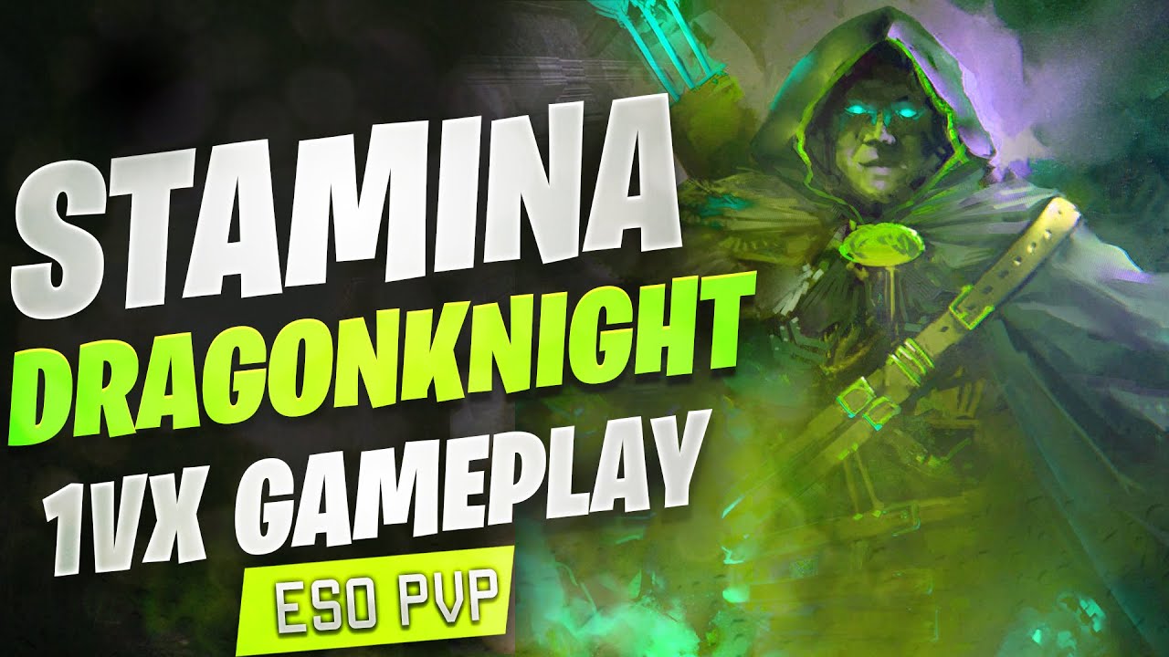 ESO Blackwood PvP | Stamina Dragonknight 1vx Gameplay| Dk is back