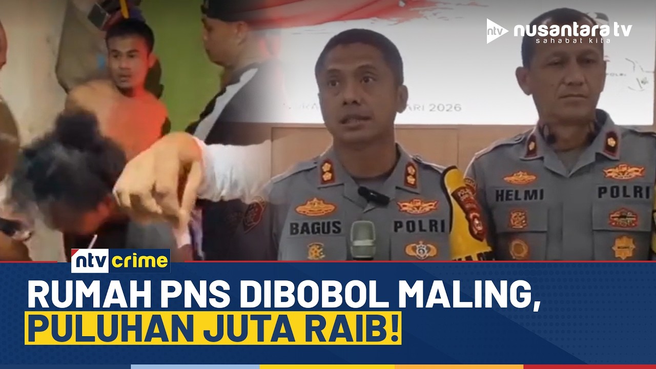 Kerugian Puluhan Juta Rupiah, Pelaku Pembobolan Rumah PNS Berhasil Diamankan | NTV CRIME