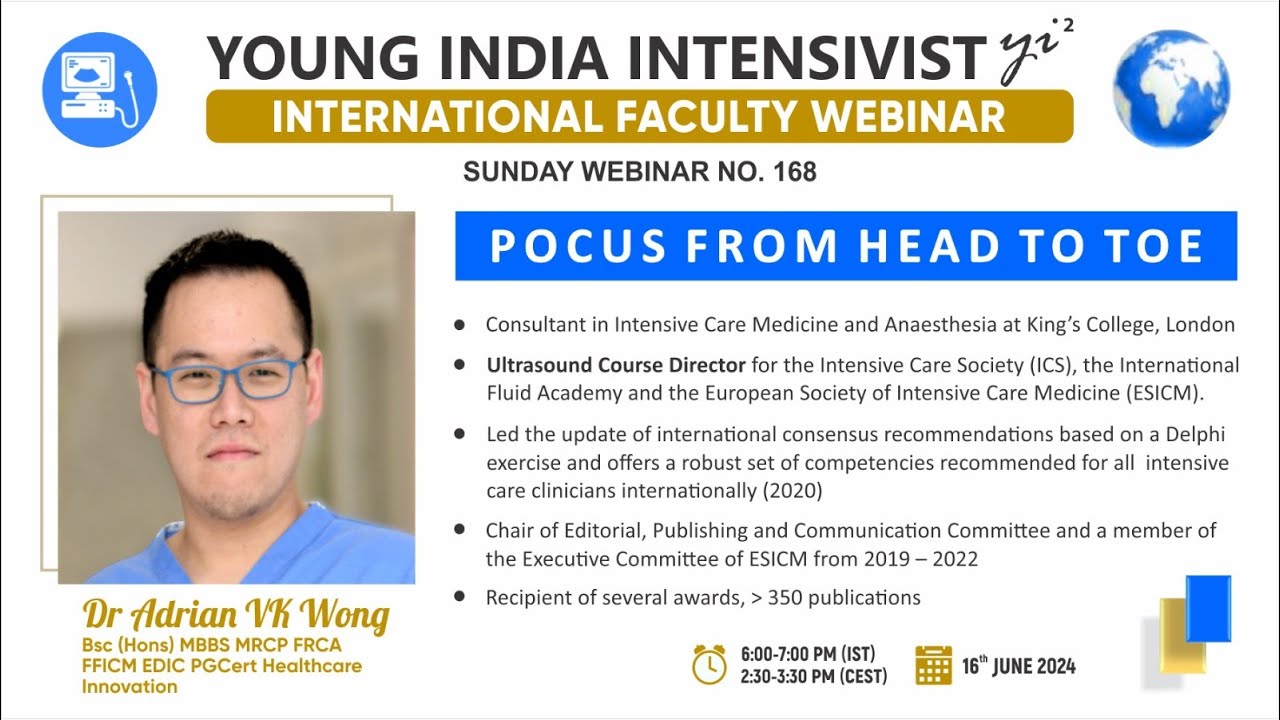 POCUS from head to toe ( ultrasound icu ) DR ADRIAN WONG (UK)