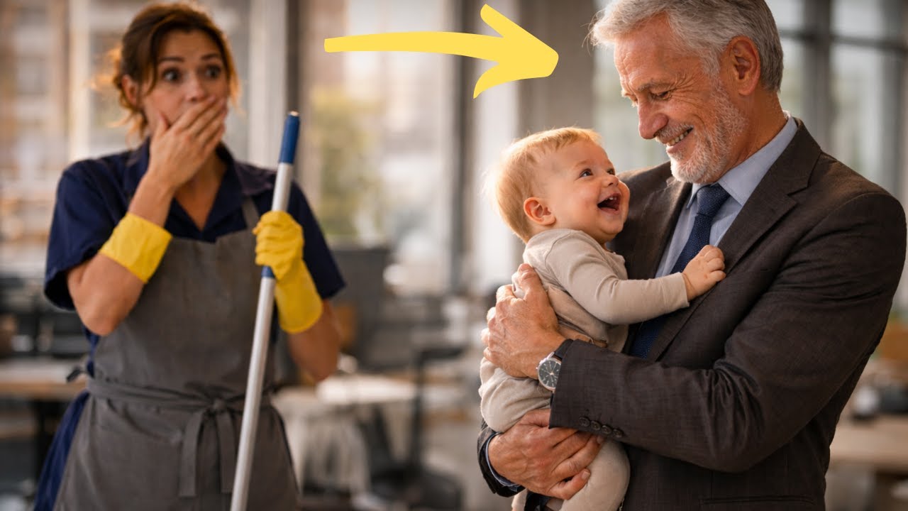 MÃE SOLTEIRA LEVA O FILHO PARA O TRABALHO — E O CHEFE MILIONÁRIO FAZ ALGO QUE NINGUÉM ESPERAVA..