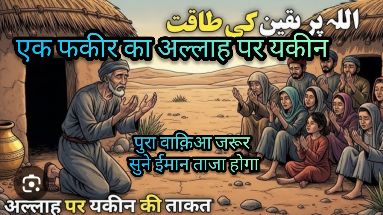 Fakir Ka Allah Paak Par Yakeen | Ek Sache Fakir Ka Waqia | Islamic Video | Islamic Waqia 