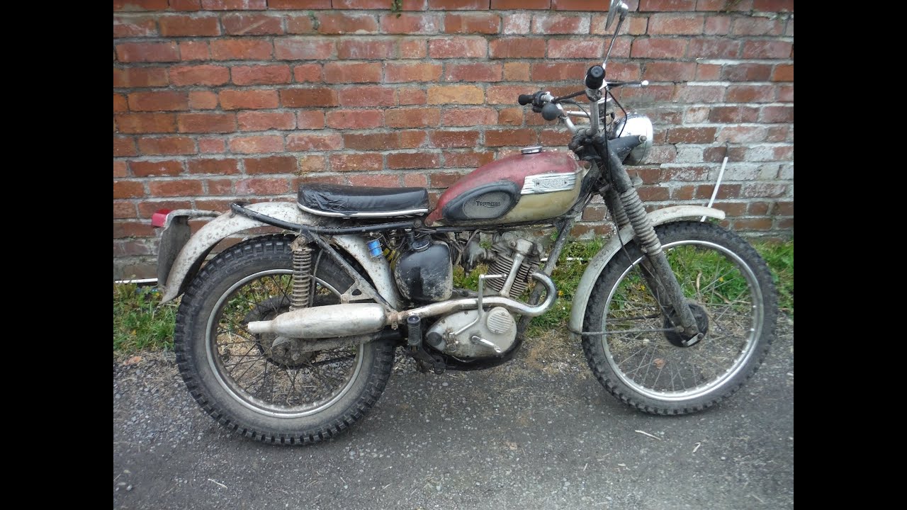 Triumph Tiger Cub Trials Replica - a bit of background about this great old machine.