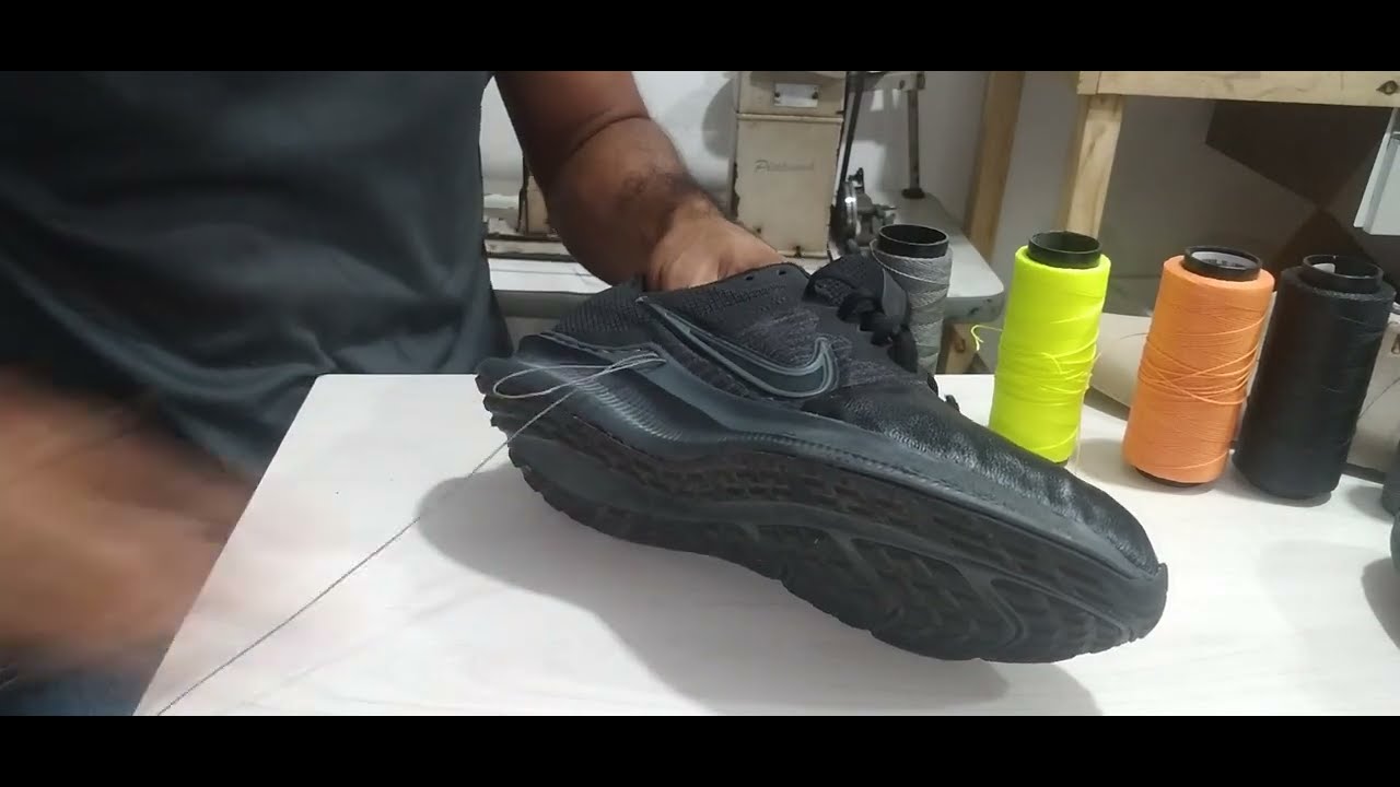 COMO COSTURAR TENIS PELA LATERAL