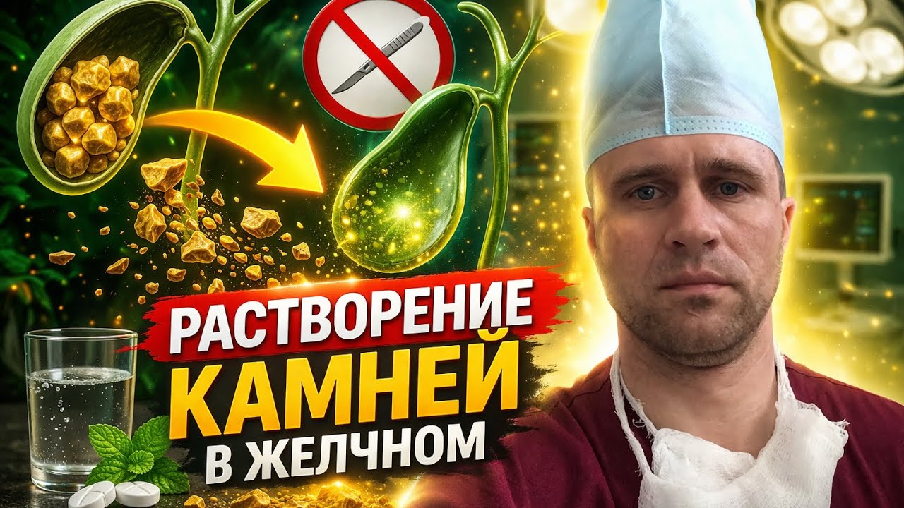 Растворение камней в желчном пузыре