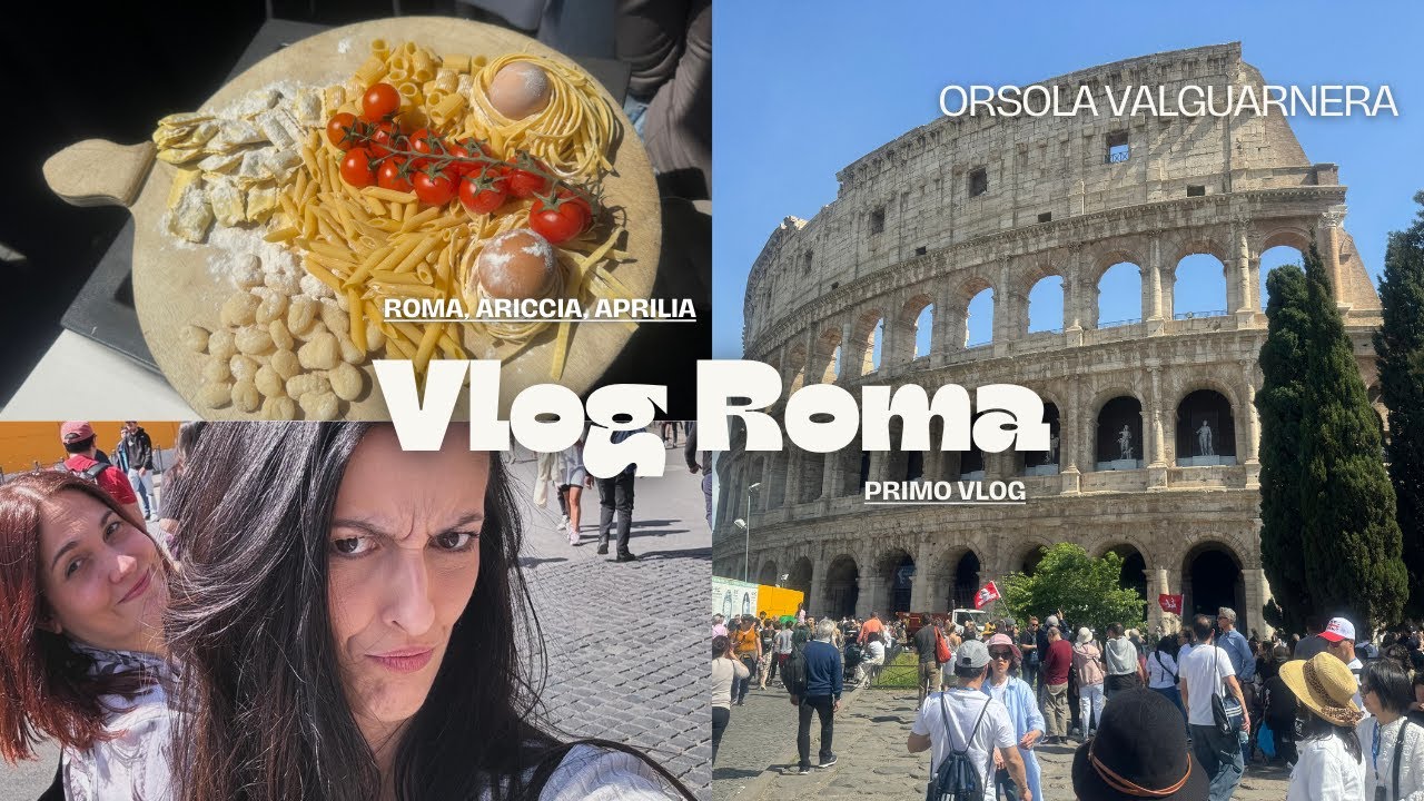 VLOG ROMA: Il mio primo vlog e il mio primo video su youtube! | In giro per Roma, Ariccia e Aprilia