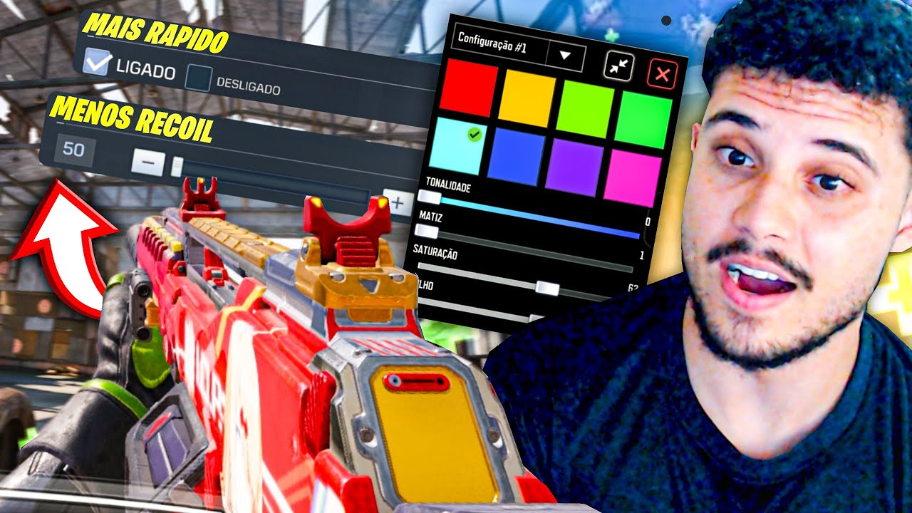 ATUALIZEI TODAS as CONFIGURAÇÕES no COD MOBILE... 🚨 O SEGREDO dos PROPLAYERS foi REVELADO!
