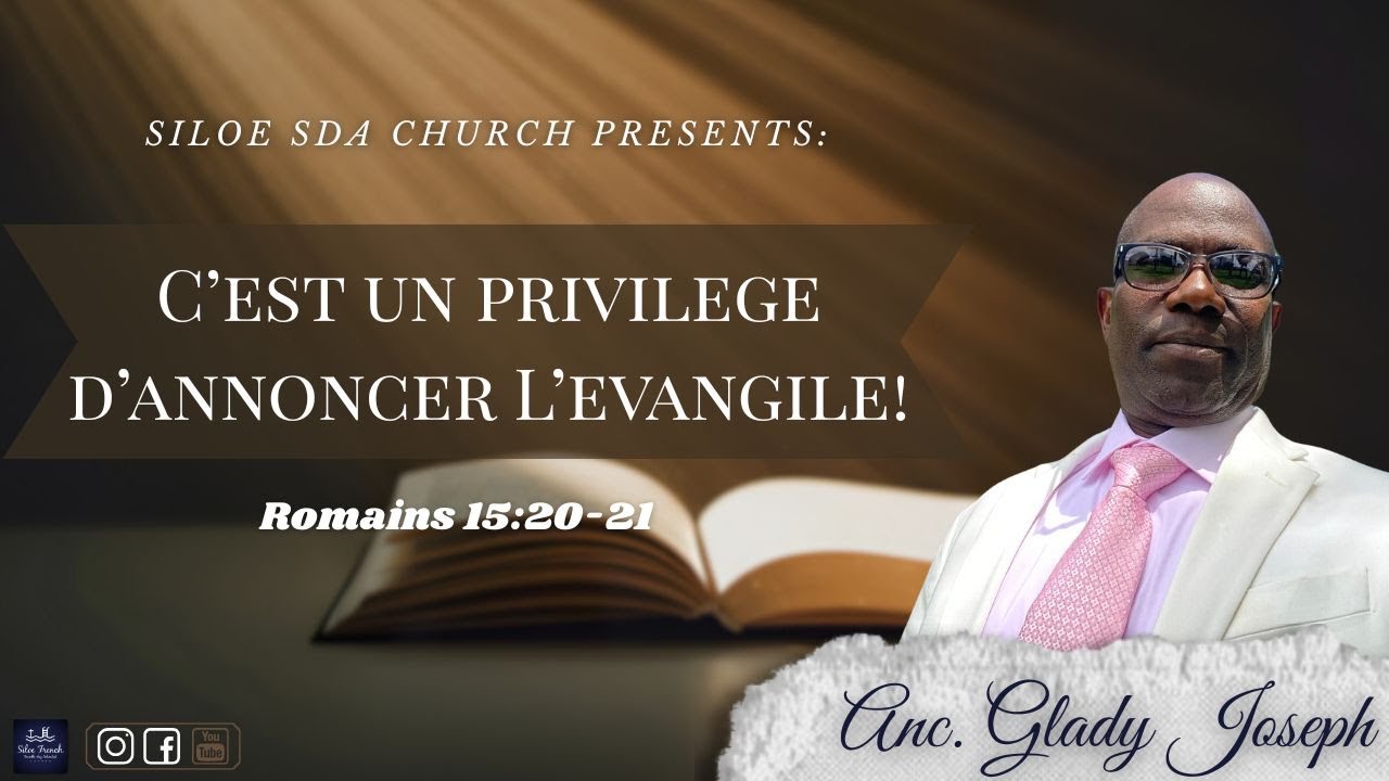 Sevis 9AM | Anc. Glady Joseph | Siloe SDA Church