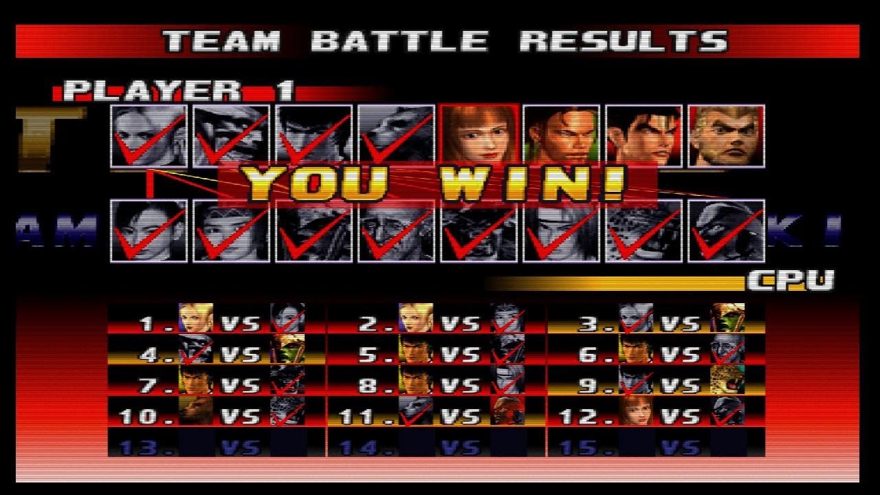 Team Battle Mode Part 73 - Tekken 3 PS 5 Gameplay