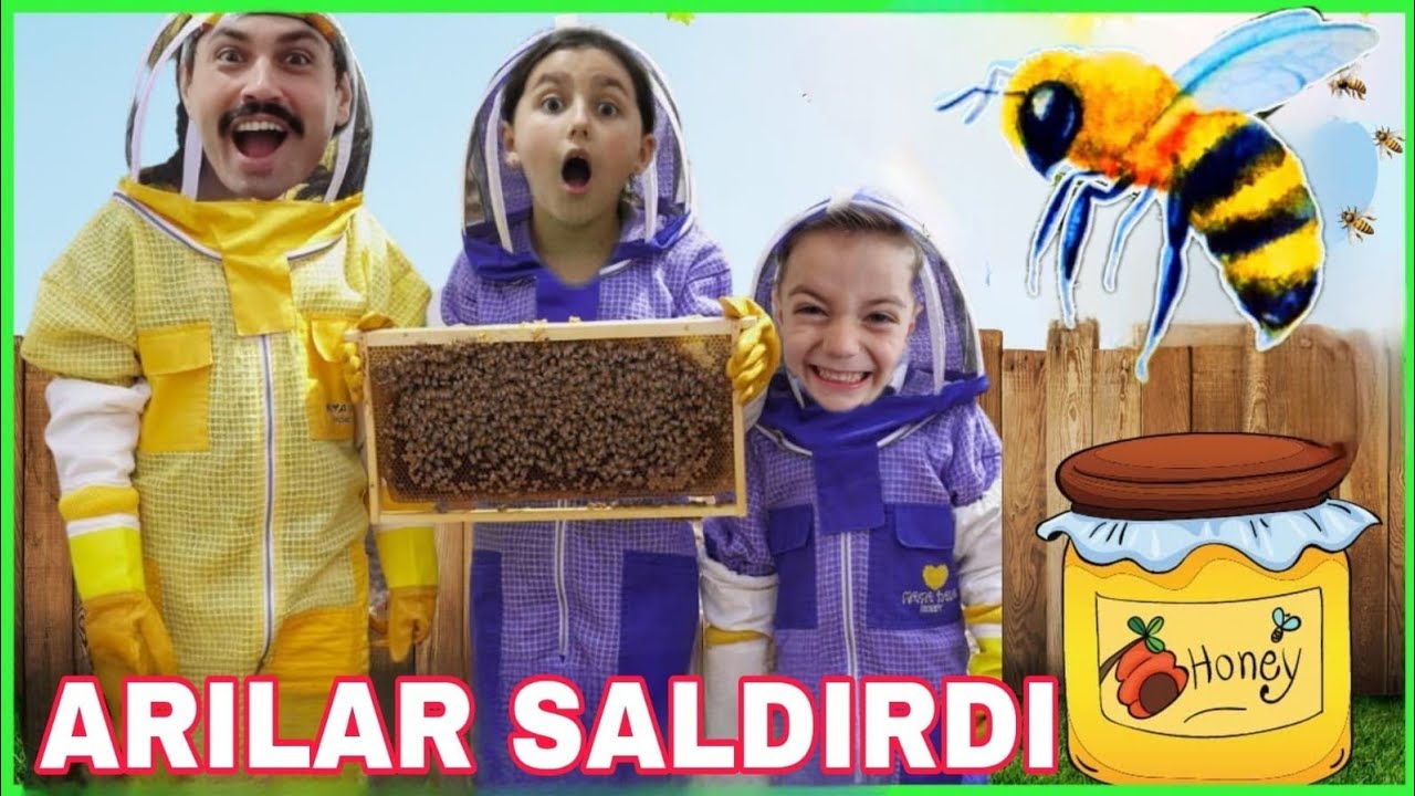 BAHÇEDE ARI KOVANINI AÇTIK! HER YERE ARILAR SALDIRDI !