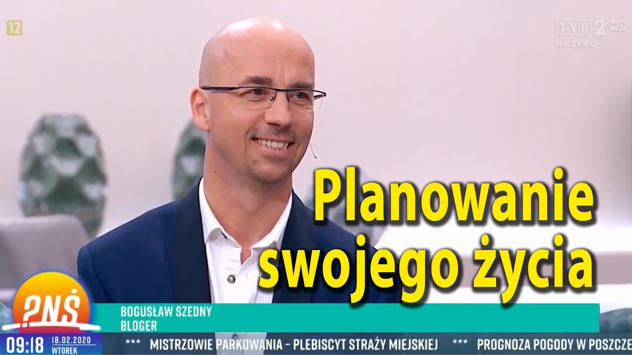 Planowanie swojego życia - Bogusław Szedny w Pytanie na śniadanie TVP2