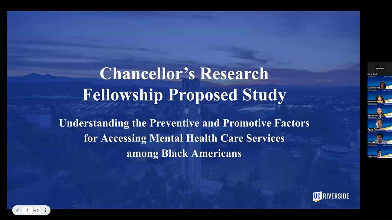 UCR Undergraduate Emerging Research (2024): Sierra Sutton