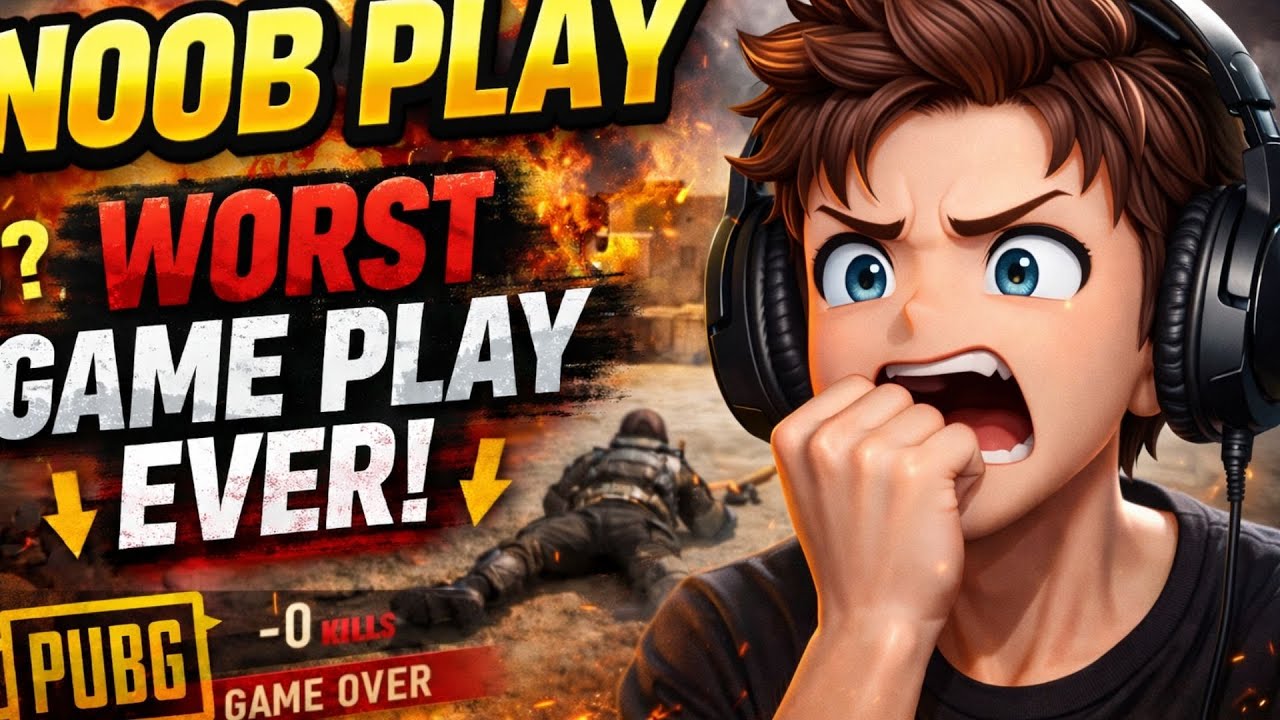 Worst Pubg Gameplay ever | Zero Kills | Noob Player