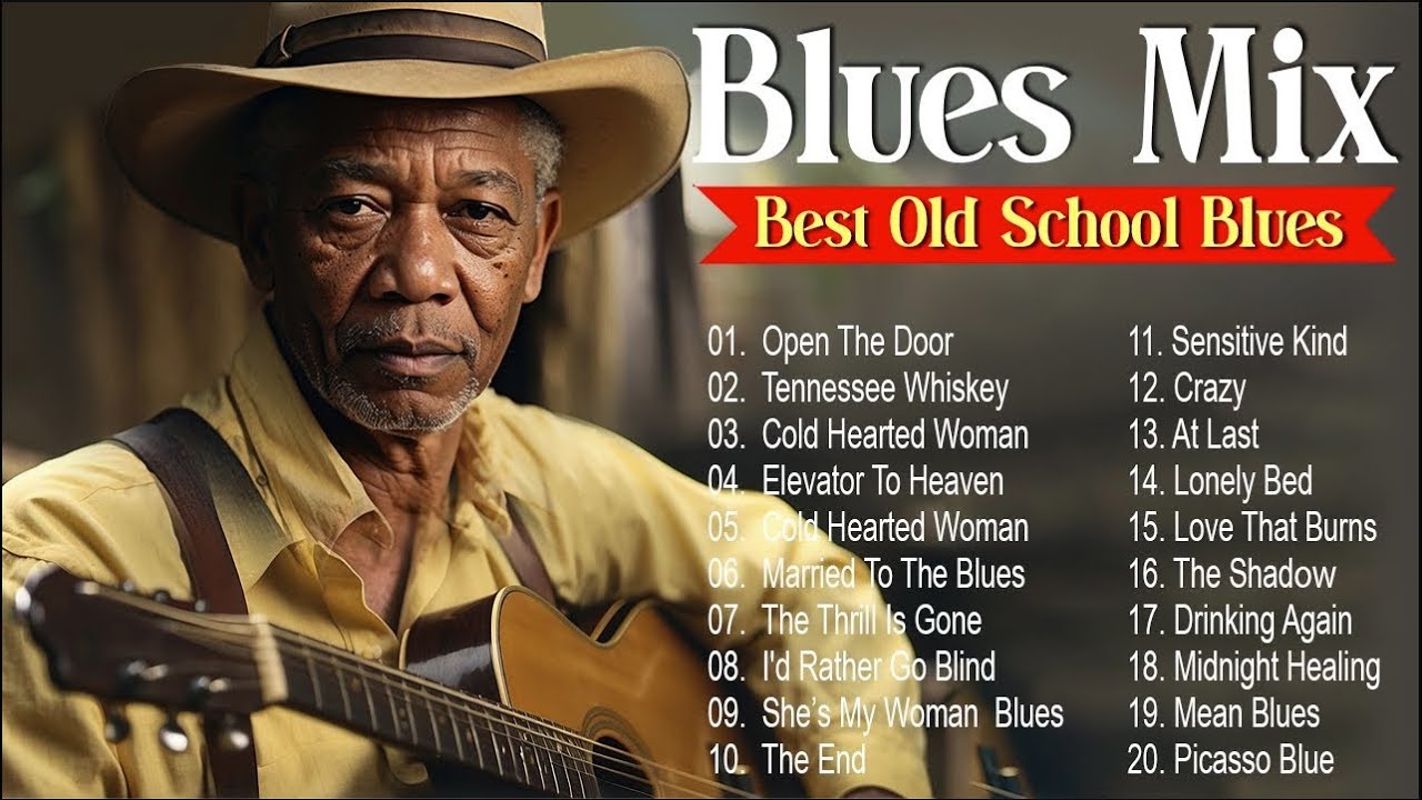 BLUES MIX [Lyric Album] - Top Slow Blues Music Playlist - Best Whiskey Blues Songs of All Time