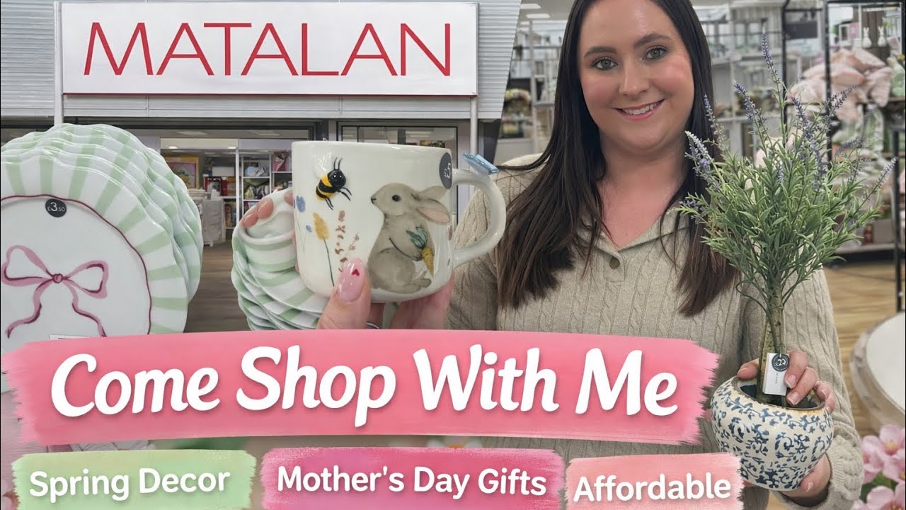 MATALAN Home Decor Shop With Me | Spring Finds, Mother’s Day Gifts & A Stunning Vintage Pot Lavender