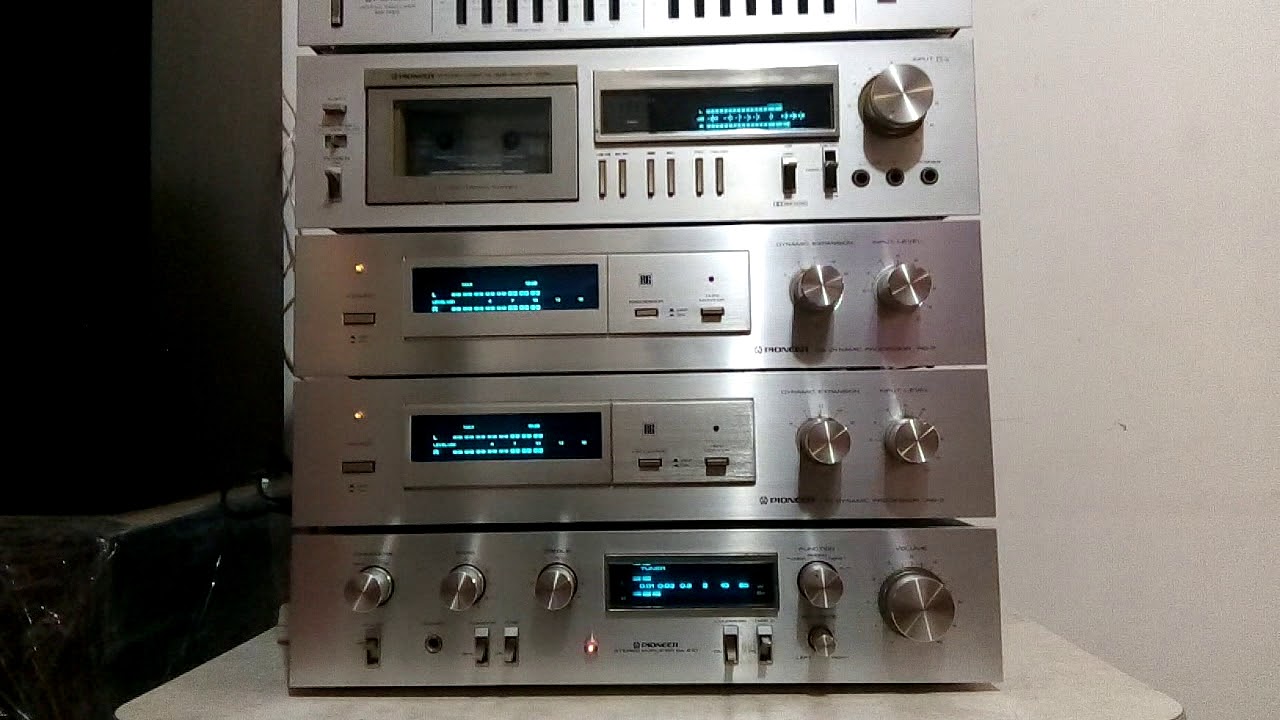 PIONEER TX-610 - PIONEER SG-540 - PIONEER CT-F555 - PIONEER RG-2- PIONEER SA-610 BLUE SERIES