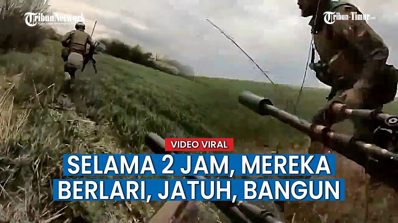 Prajurit Ukraina Terseok-seok Dikejar Senjata Drone Rusia