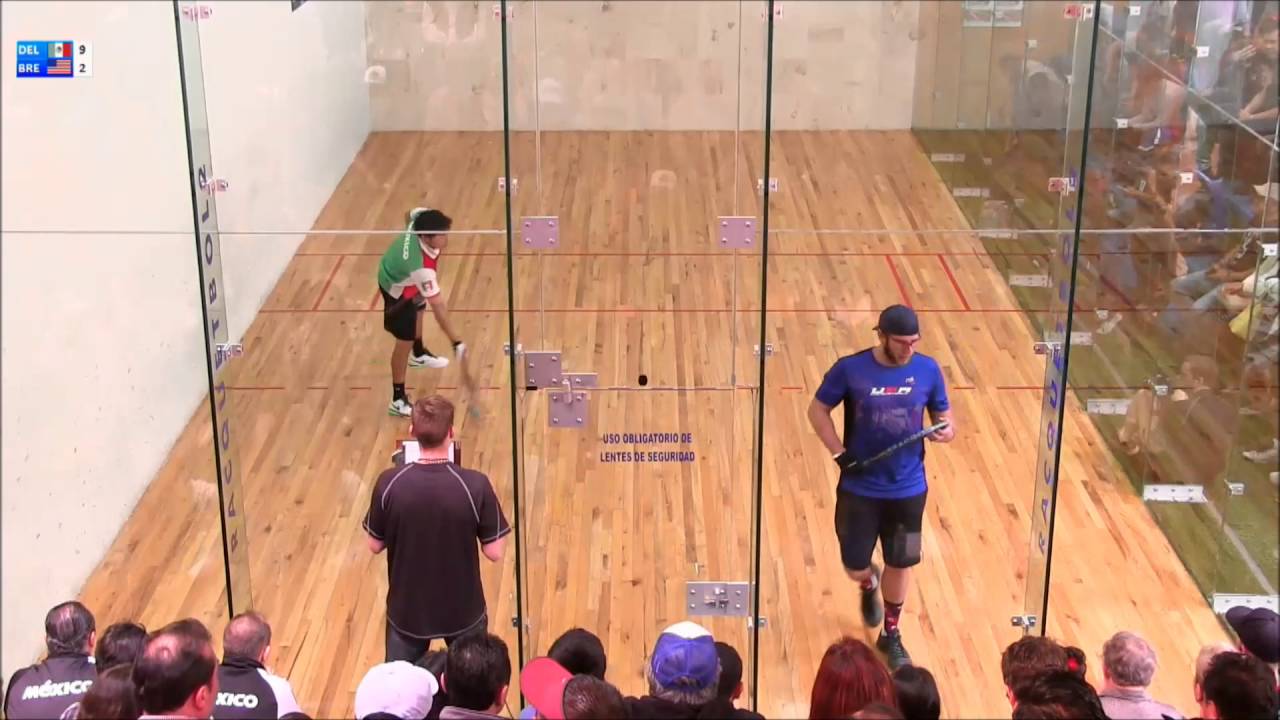 2016 Pan Am Racquetball Championships Men's Singles Final Bredenbeck (USA) vs De La Rosa (Mex)