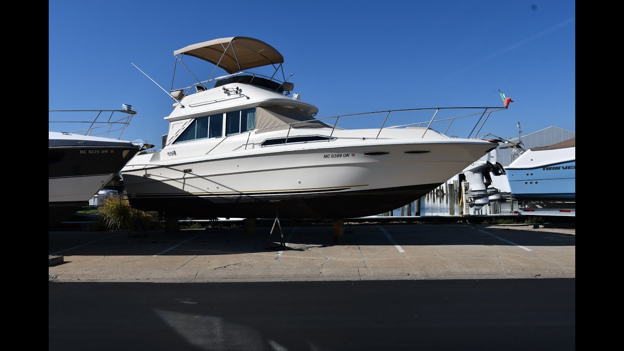1985 Sea Ray 340 Sedan Bridge; SOLD
