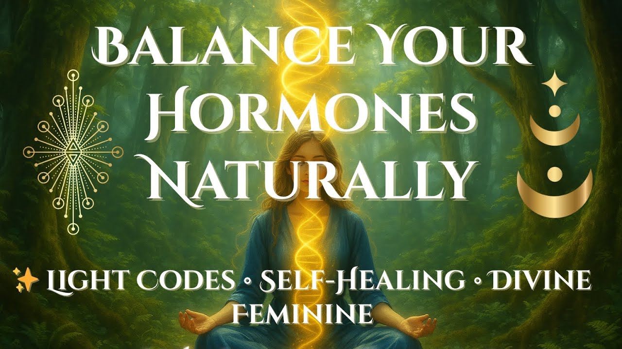 Hormone Healing Meditation | Balance Estrogen, Progesterone, Adrenals & More (Guided Self-Healing)