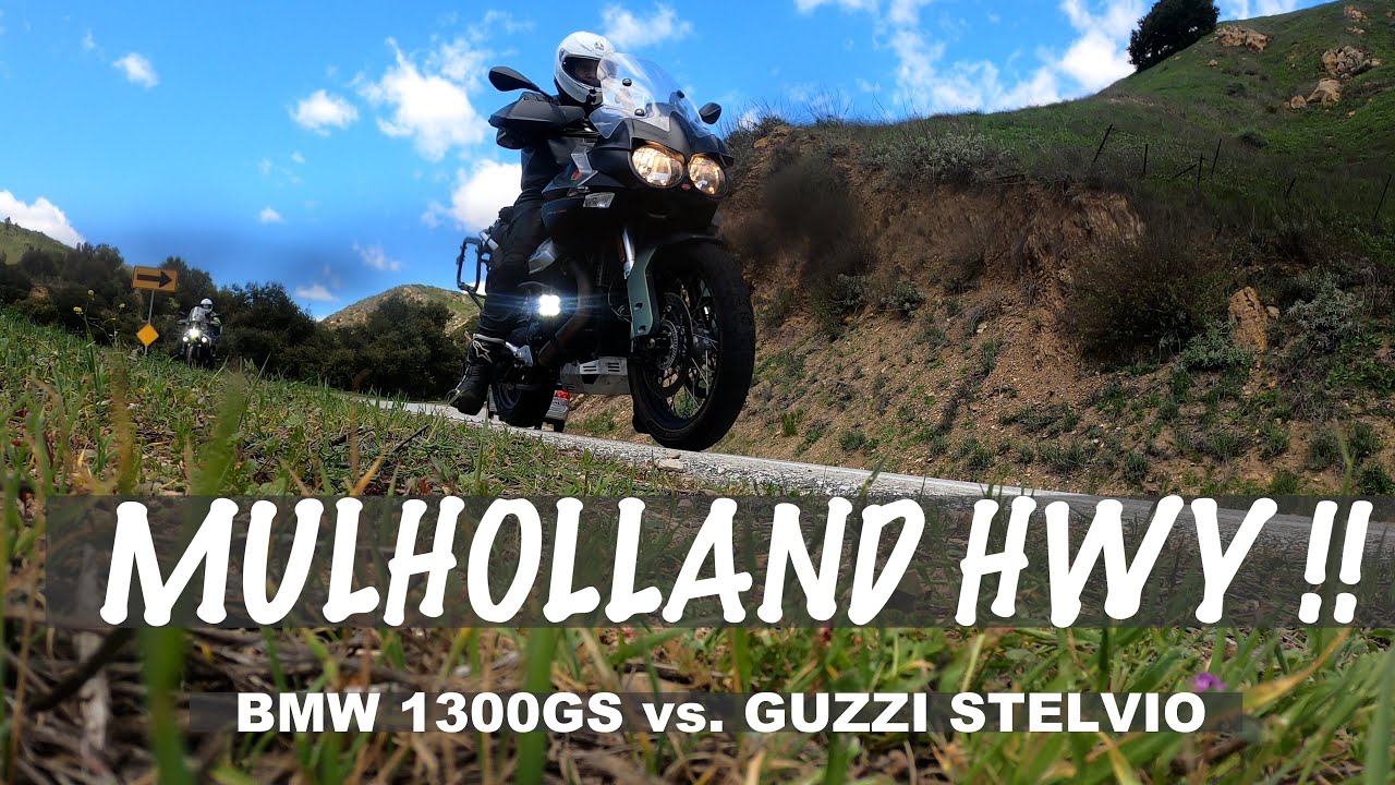 СРАЖЕНИЕ НА ШОССЕ МАЛХОЛЛАНД!! МАЭСТРО НА МОТОЦИКЛЕ GUZZI СТЕЛЬВИО И ЭРИК НА ЕГО BMW R1300GS