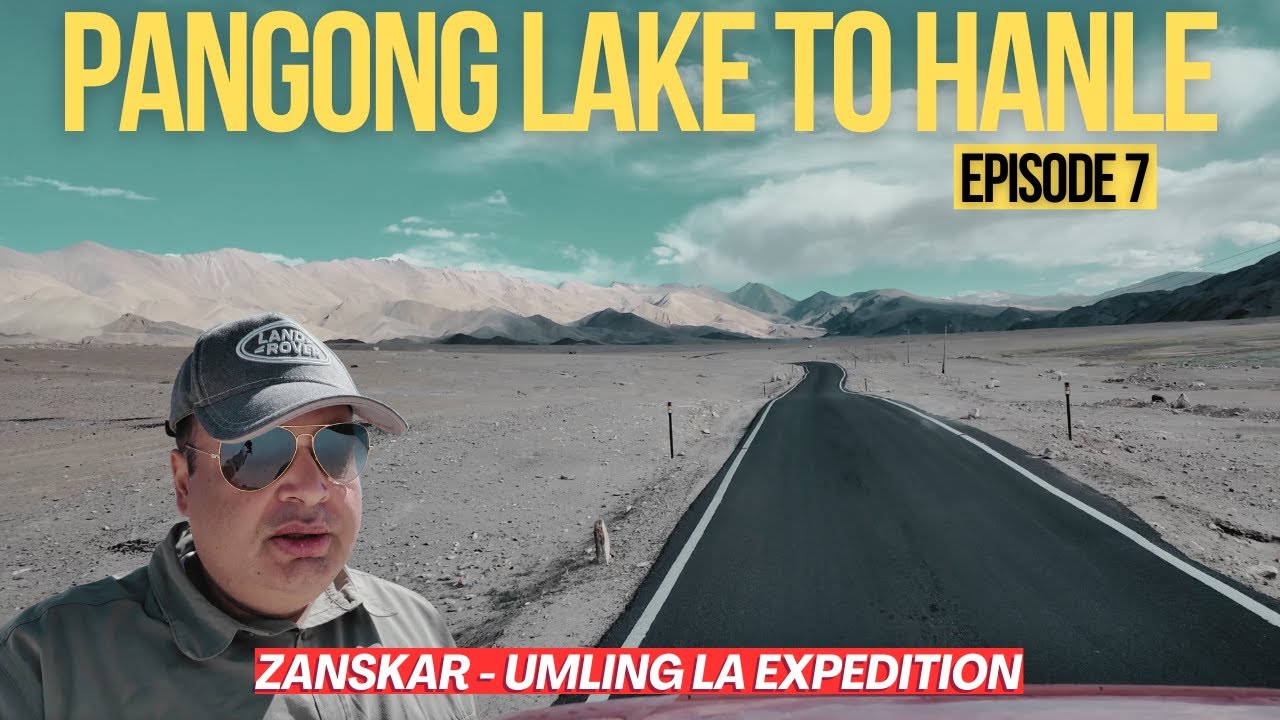 Pangong Lake to Hanle:  Ep.7 - Zanskar Umling La Expedition #hanle #simplyjimny