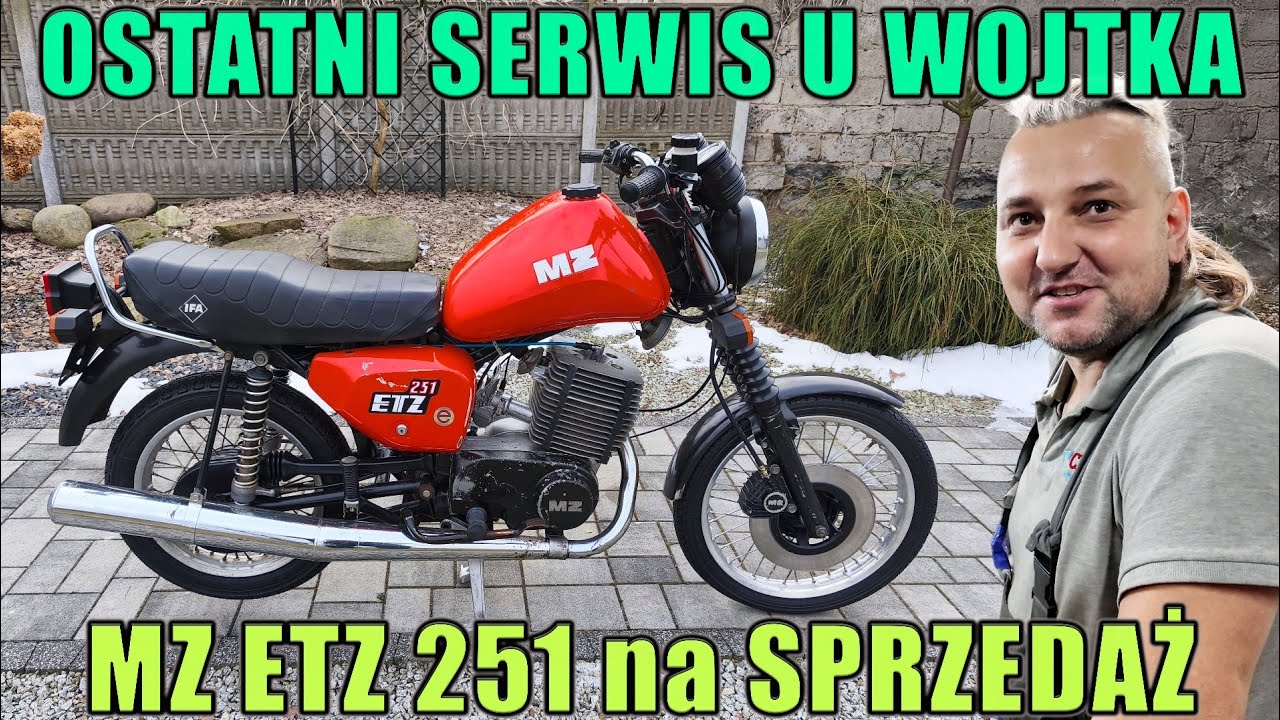 OSTATNI serwis MZ ETZ 251 🫣🫣 Wojtek naprawia SPRZĘGŁO przed SPRZEDAŻĄ 😉😉