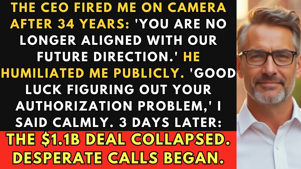 I Got Fired On Camera After 34 Years—The $1.1B Merger Collapsed in 3 Days
