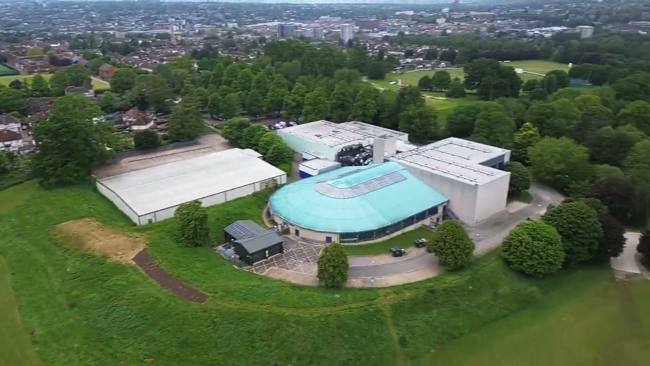 This is what a city looks like when viewed from the sky