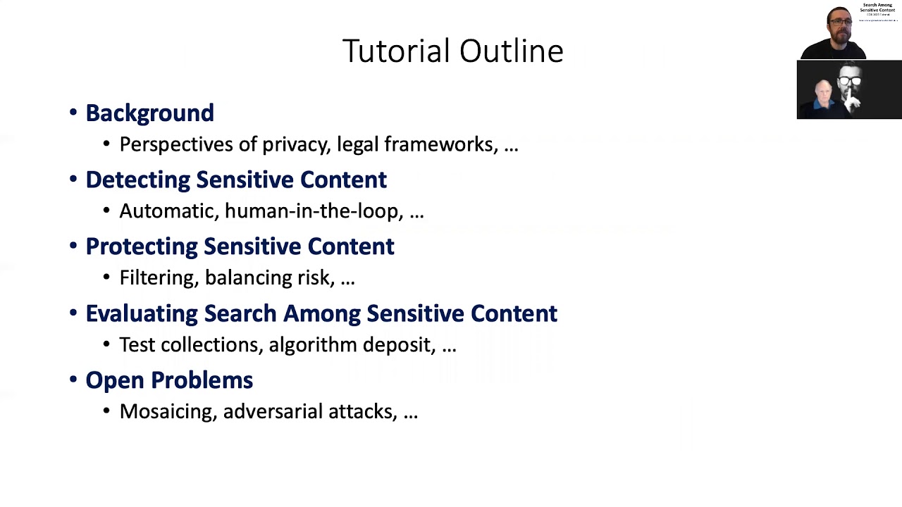 SASC - ECIR 2021 tutorial video pitch