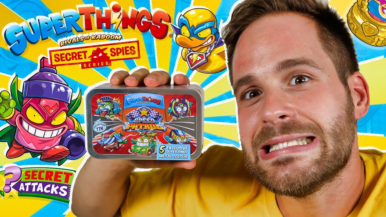 SuperThings Secret Spies UNBOXING CAJA SPEED PATROL COLLECTOR TIN en Pe Toys