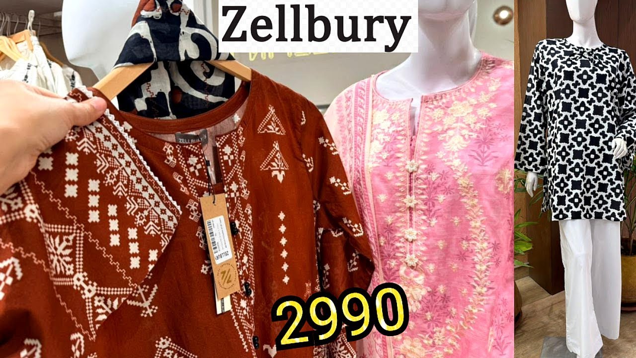 Zellbury New Collection 2025♥️Zellbury 2990 Collection 2026♥️Zellbury Sale Price