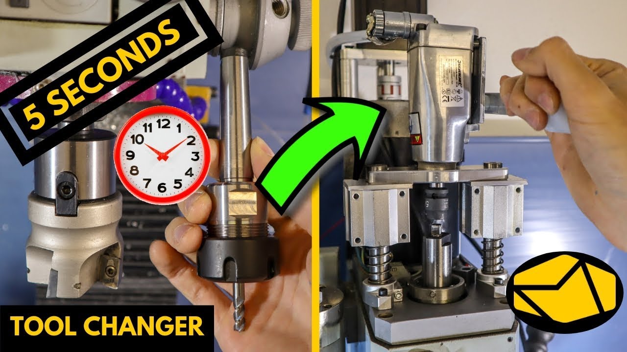 Cambio Rápido de Herramienta en Fresadora. QUICK TOOL CHANGER (QTC CNC MILL)