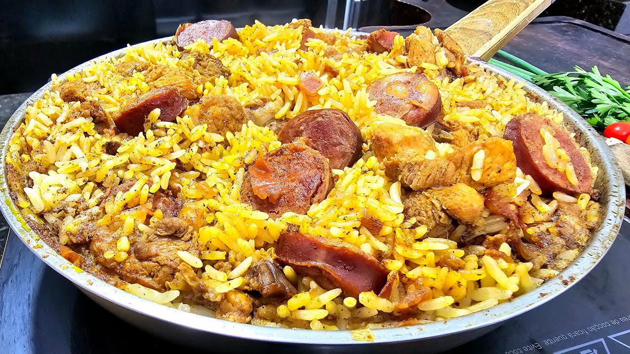 ARROZ COM SUAN SOLTINHO UMA DELÍCIA 