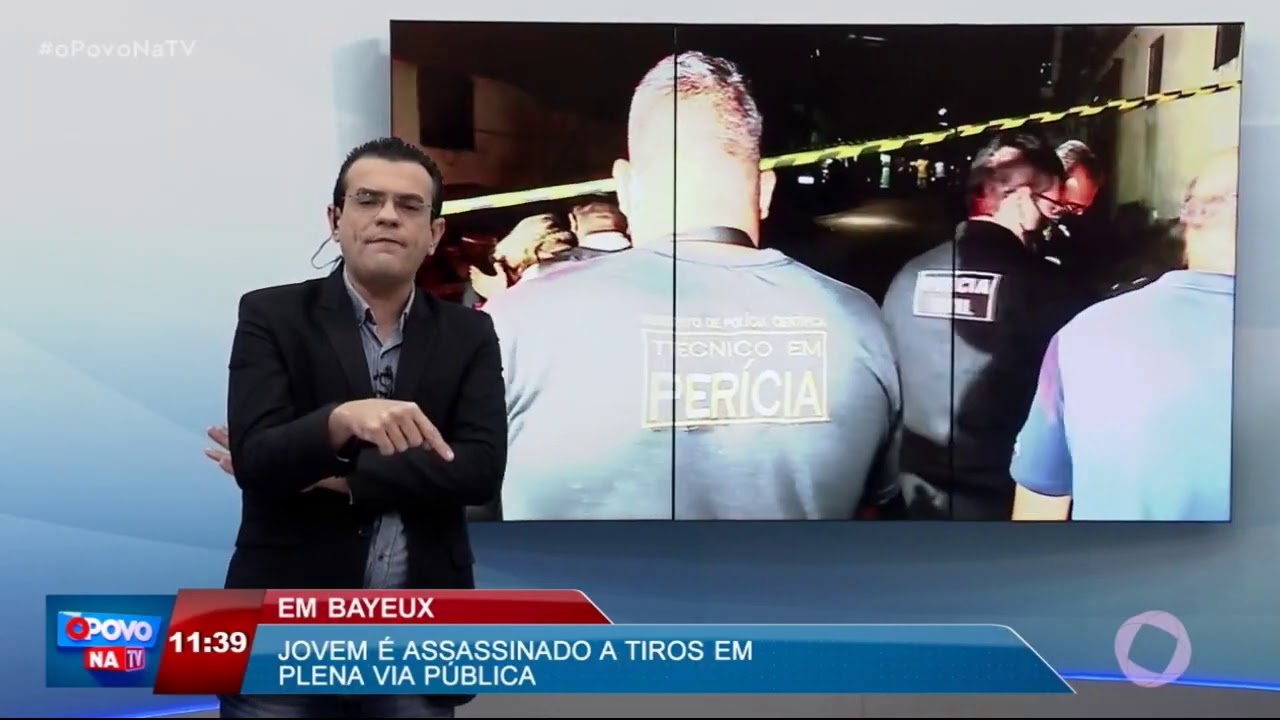 O Povo na TV - Jovem de 17 anos é assassinado a tiros em Bayeux